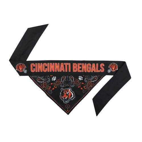 Cincinnati Bengals Tie On Dog Bandana
