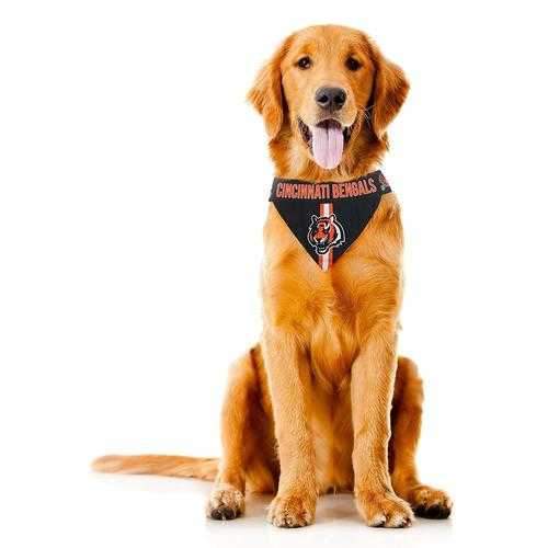 Cincinnati Bengals Tie On Dog Bandana