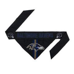 Baltimore Ravens Tie On Dog Bandana