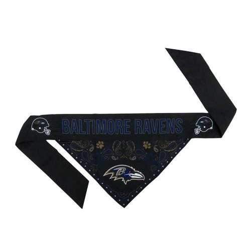 Baltimore Ravens Tie On Dog Bandana