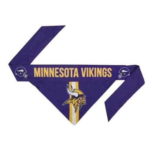 Minnesota Vikings Tie On Dog Bandana