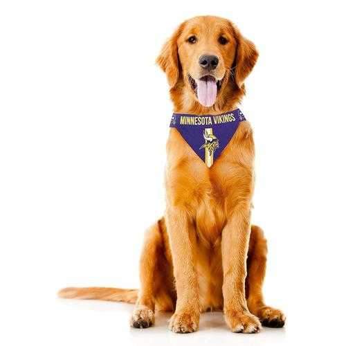 Minnesota Vikings Tie On Dog Bandana