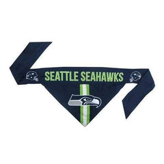 Seattle Seahawks Tie On Dog Bandana