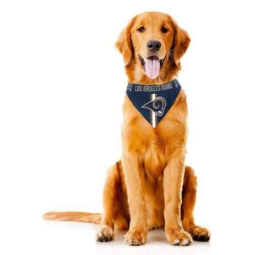 Los Angeles Rams Tie On Dog Bandana