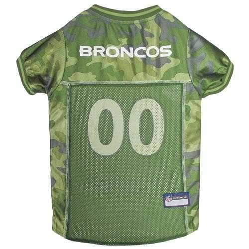 Denver Broncos Dog Jersey - Camo