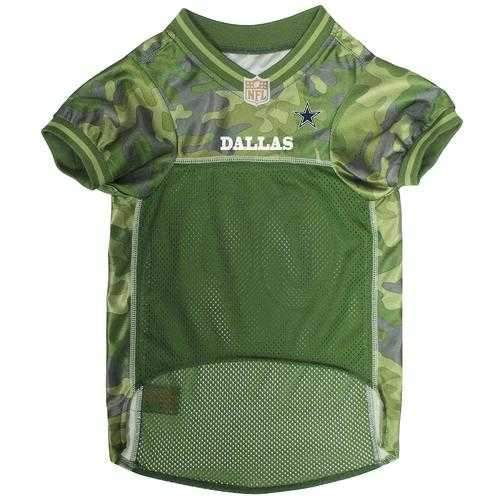 Dallas Cowboys Dog Jersey - Camo