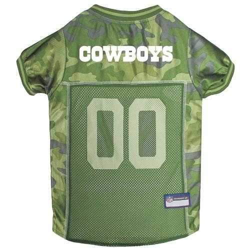 Dallas Cowboys Dog Jersey - Camo