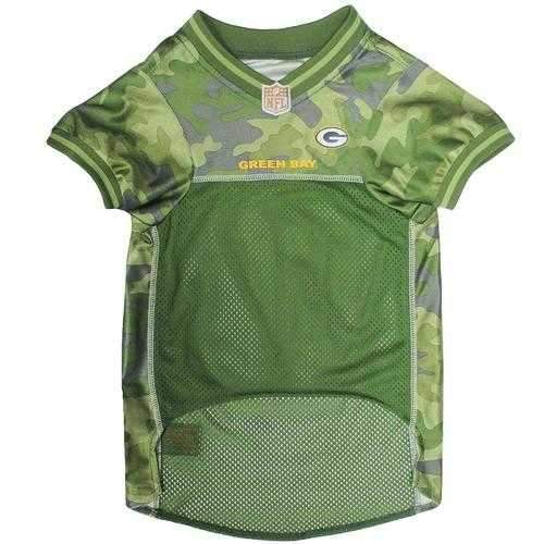 Green Bay Packers Dog Jersey - Camo