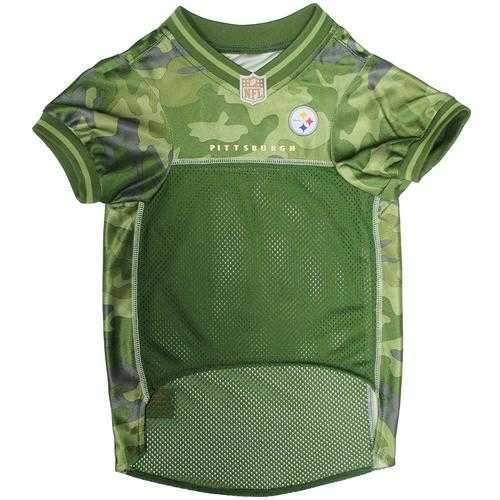 Pittsburgh Steelers Dog Jersey - Camo