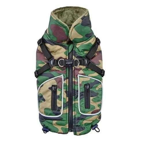 Pioneer Fleece Dog Vest By Puppia Life - Camo