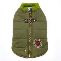 Army Runner Dog Coat by Dogo - Green