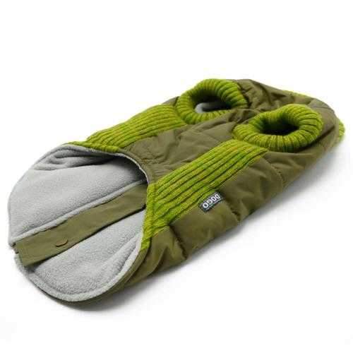 Army Runner Dog Coat by Dogo - Green