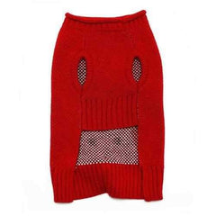 Red Nose Reindeer Dog Sweater by Dogo - Red