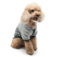 Pattern Sweater Dog Coat by Dogo - Gray