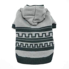 Pattern Sweater Dog Coat by Dogo - Gray