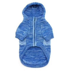 Colorblock Sweater Dog Coat by Dogo - Blue