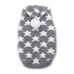 PuppyPAWer Star Hoodie Dog Sweater by Dogo - Gray