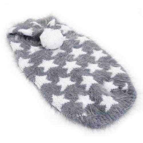 PuppyPAWer Star Hoodie Dog Sweater by Dogo - Gray