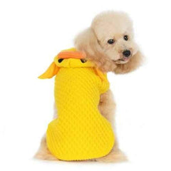 Duck Quilted Dog Sweater by Dogo - Yellow
