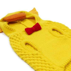 Duck Quilted Dog Sweater by Dogo - Yellow
