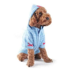 Hoodie Sweater Dog Coat by Dogo - Blue