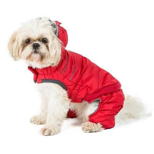 Whistler Dog Snowsuit - Candy Red
