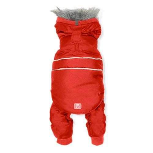 Whistler Dog Snowsuit - Candy Red