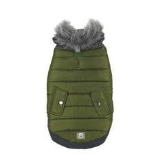 Banff Elasto-fit Dog Jacket - Kale Green
