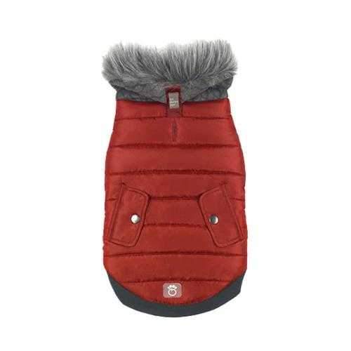 Banff Elasto-fit Dog Jacket - Sangria Red