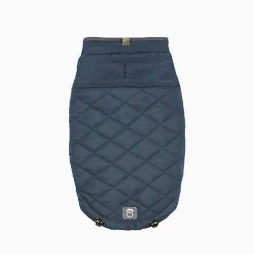 Zermatt Reversible Dog Jacket - Dark Niagara Blue