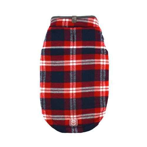 Zermatt Reversible Dog Jacket - Berry Red
