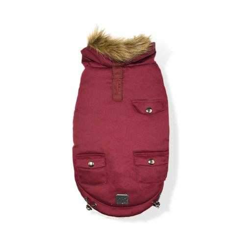 St. Moritz Dog Jacket - Wine Red
