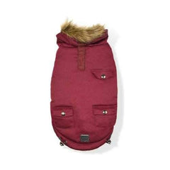St. Moritz Dog Jacket - Wine Red
