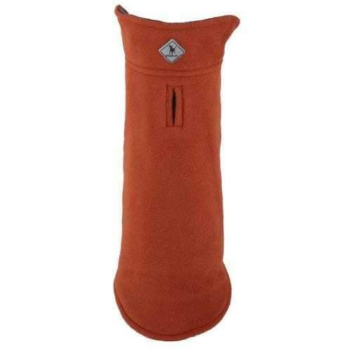 Worthy Dog Fargo Fleece Dog Jacket - Tan Plaid ii
