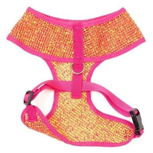 Parisian Pet Sport Net Dog Harness - Pink/Yellow