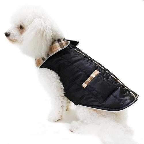 Daisy and Lucy Puffer Dog Coat - Black
