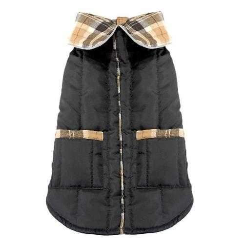Daisy and Lucy Puffer Dog Coat - Black