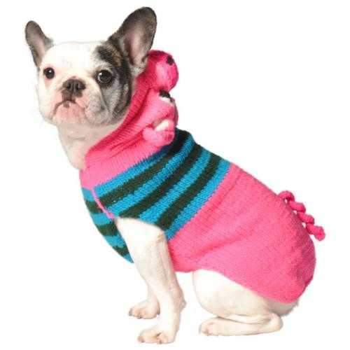 Handmade Pig Hooded Wool Dog Sweater