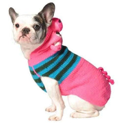 Handmade Pig Hooded Wool Dog Sweater