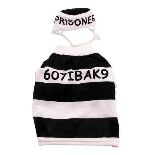 Prisoner Dog Halloween Costume by Casual Canine