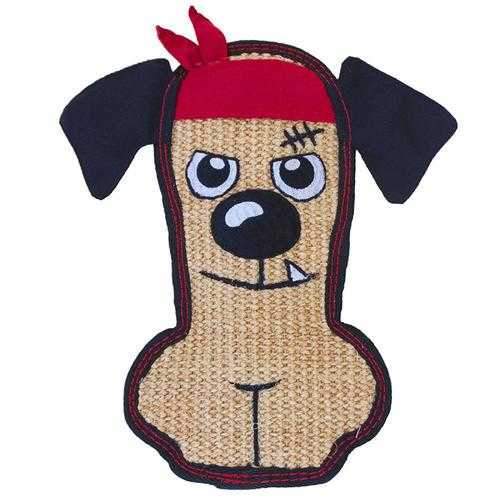 Invincibles Sisal Tough Seamz Dog toy - Bandanna Dog