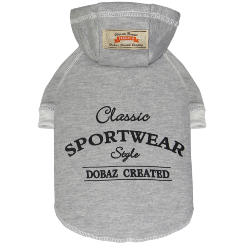 Dobaz Sportwear Dog Hoodie - Gray