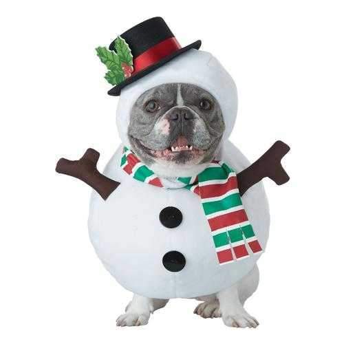 Snowman Dog Halloween Dog Costume