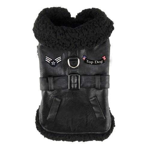 Black Top Dog Flight Coat