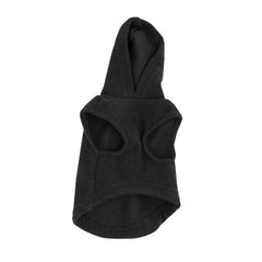 Fleece Vest Hoodie Dog Harness by Gooby - Black