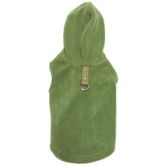 Fleece Vest Hoodie Dog Harness by Gooby - Green