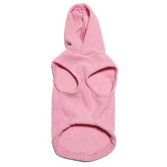 Fleece Vest Hoodie Dog Harness by Gooby - Pink