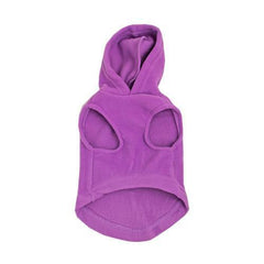 Fleece Vest Hoodie Dog Harness by Gooby - Purple