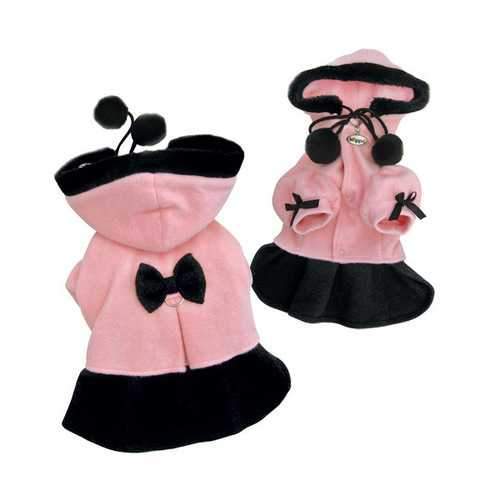 Princess Dog Dress Coat with Detachable Hood by Klippo