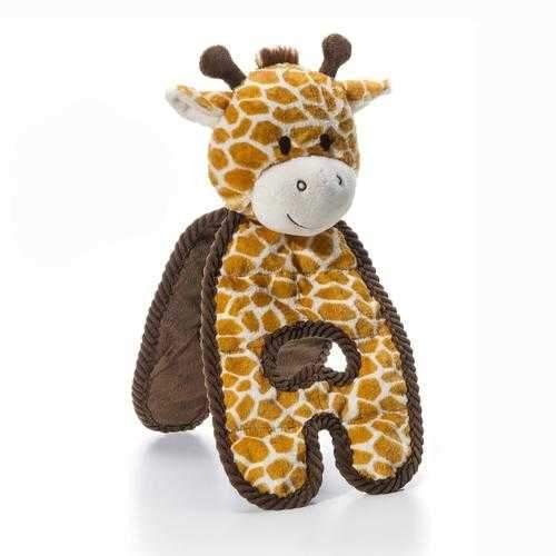 Charming Cuddle Tugs Dog Toy - Gentle Giraffe